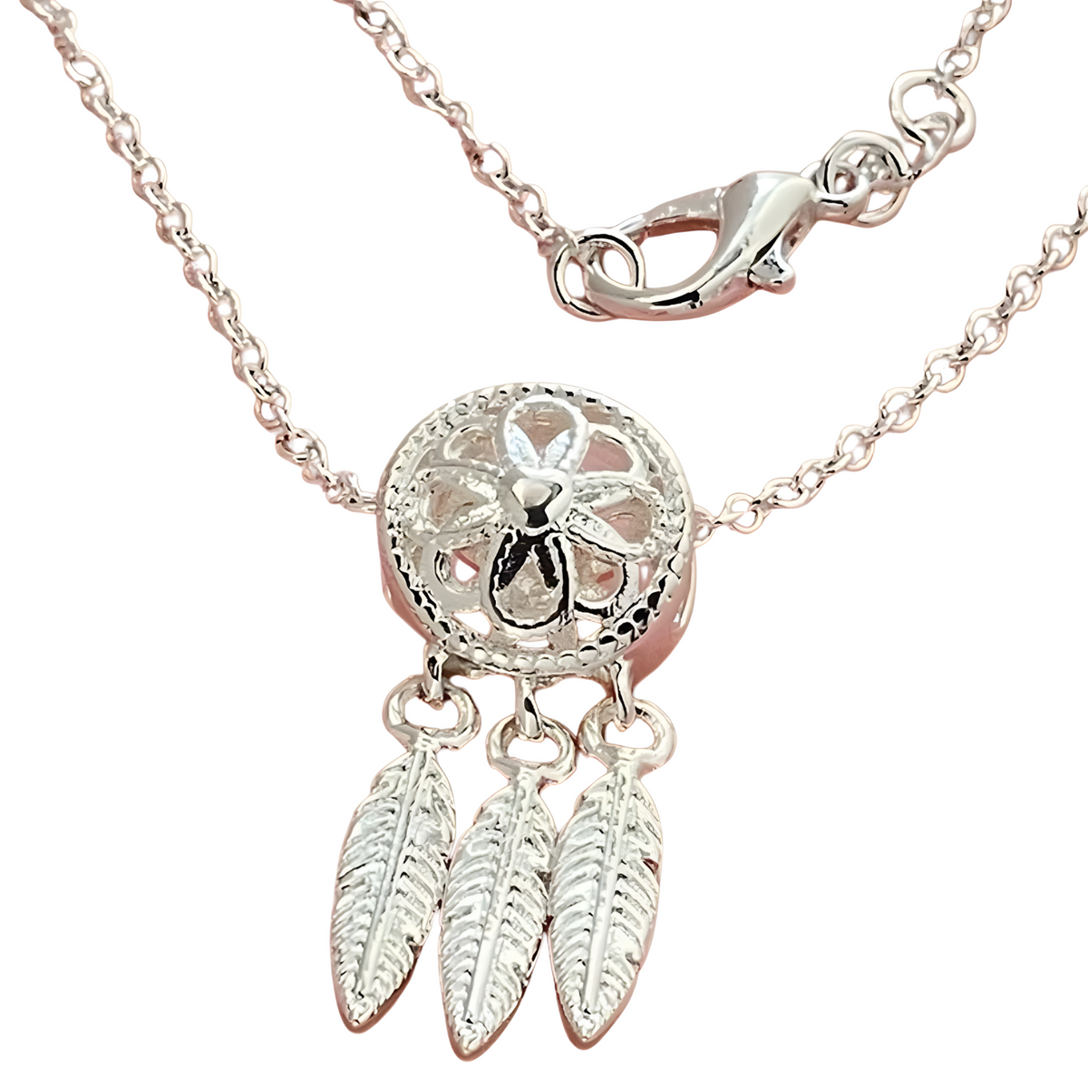 Dreamcatcher Necklace For Women - Feather Pendant Chain Necklace 1784