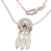 Dreamcatcher Necklace For Women - Feather Pendant Chain Necklace 1784