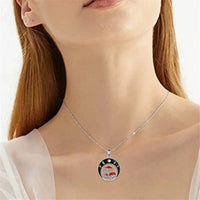 Moon Phase Mushroom Pendant Necklace Silver Plated Gothic Nature Charm B137