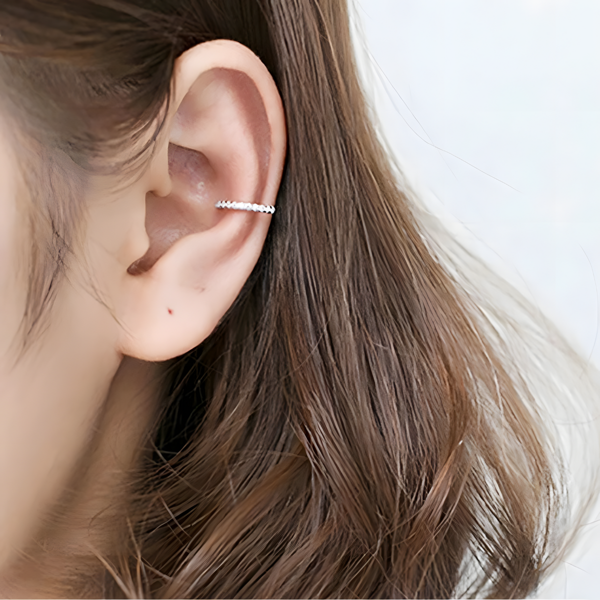 Tiny Huggie Hoop Earrings for Women 925 Sterling Silver Cubic Zirconia Cuff 314
