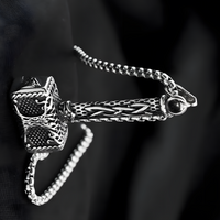 Stainless Steel Viking Thor Hammer Tree Of Life Pendant Necklace For Men 1069