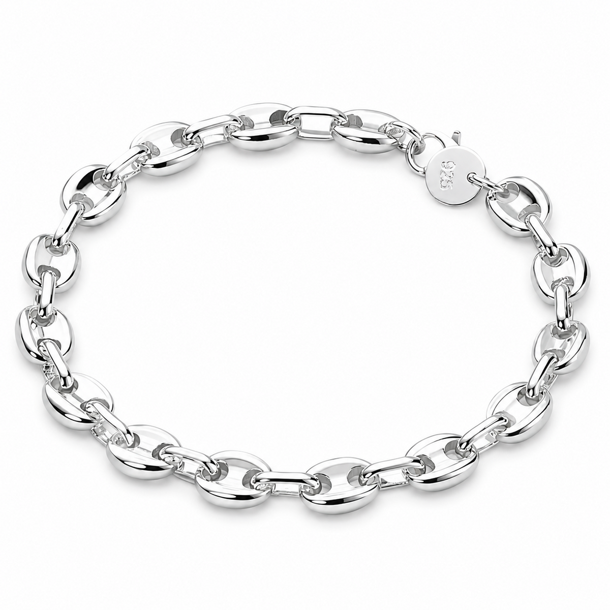 Pig Nose Chain Bracelet for Women - Premium Oval Link Statement Bracelet 1805