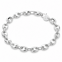 Pig Nose Chain Bracelet for Women - Premium Oval Link Statement Bracelet 1805