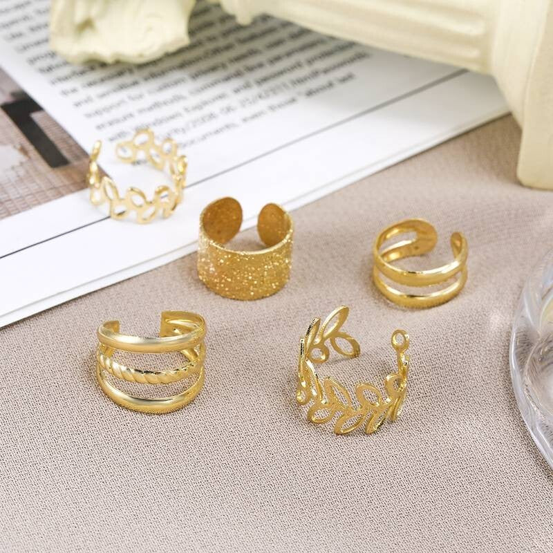 5pcs, C-Shape Ear Clip Jewelry Simple Fashionable Ear Piercing Alternative 43 UK