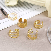 5pcs, C-Shape Ear Clip Jewelry Simple Fashionable Ear Piercing Alternative 43 UK