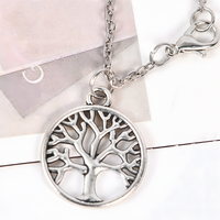 Tree of Life Men Necklace – Stainless Steel Talisman Amulet Pendant Link 1068