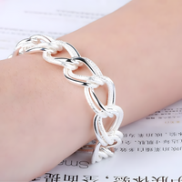 Double-Twist Link Bracelet for Women – Chunky Double Twist Chain 20 cm (8") 1430