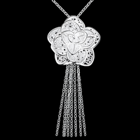 Unified Jewellery Premium Floral Tassel Pendant Necklace Long Chain Women 1830