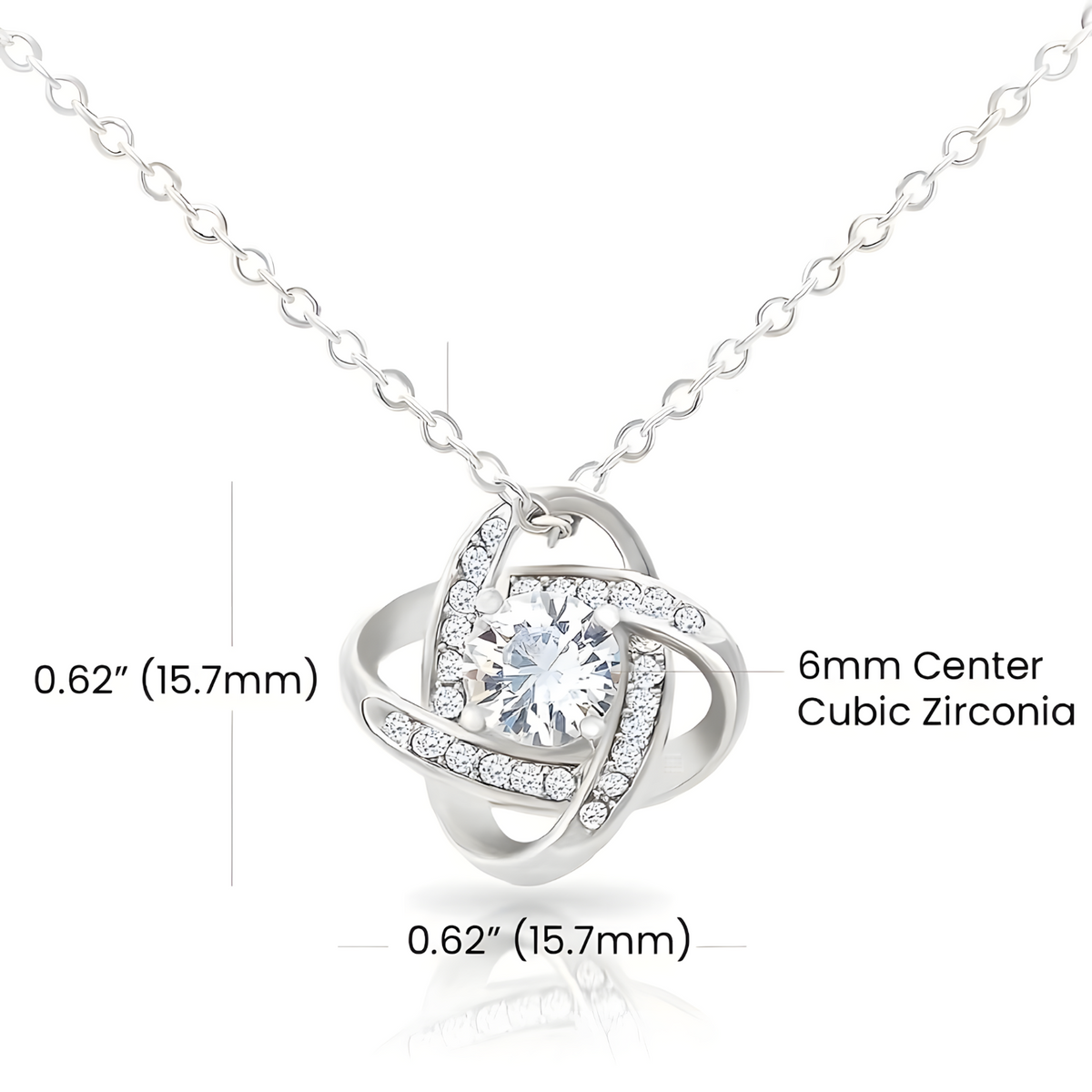 Girls Hollow Inlaid Pendant Necklace - To My Daughter Gift B191 With Card NO BOX