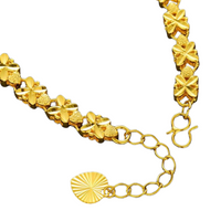 Gold Plated Four-Leaf Clover Bracelet, Vintage and Luxurious Style for Women 123