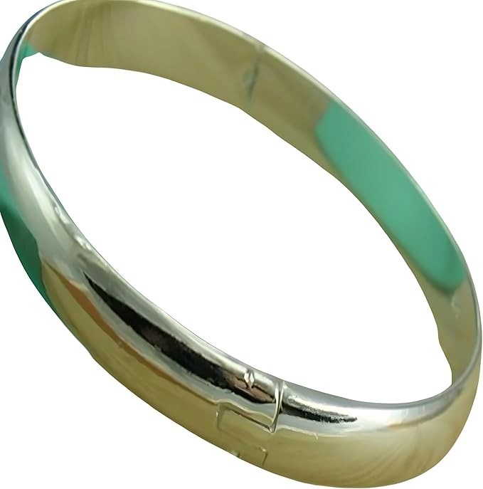 Adjustable 925 Sterling Silver Open Cuff Bangle Bracelet - Trendy Style 399