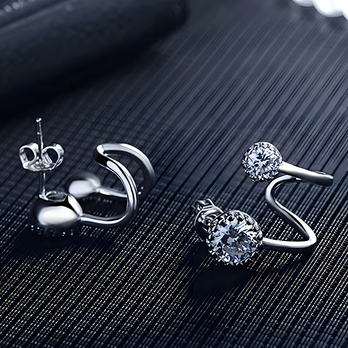 Unified Jewellery Sparkling Cubic Zirconia Circle Drop Earrings for Women 359