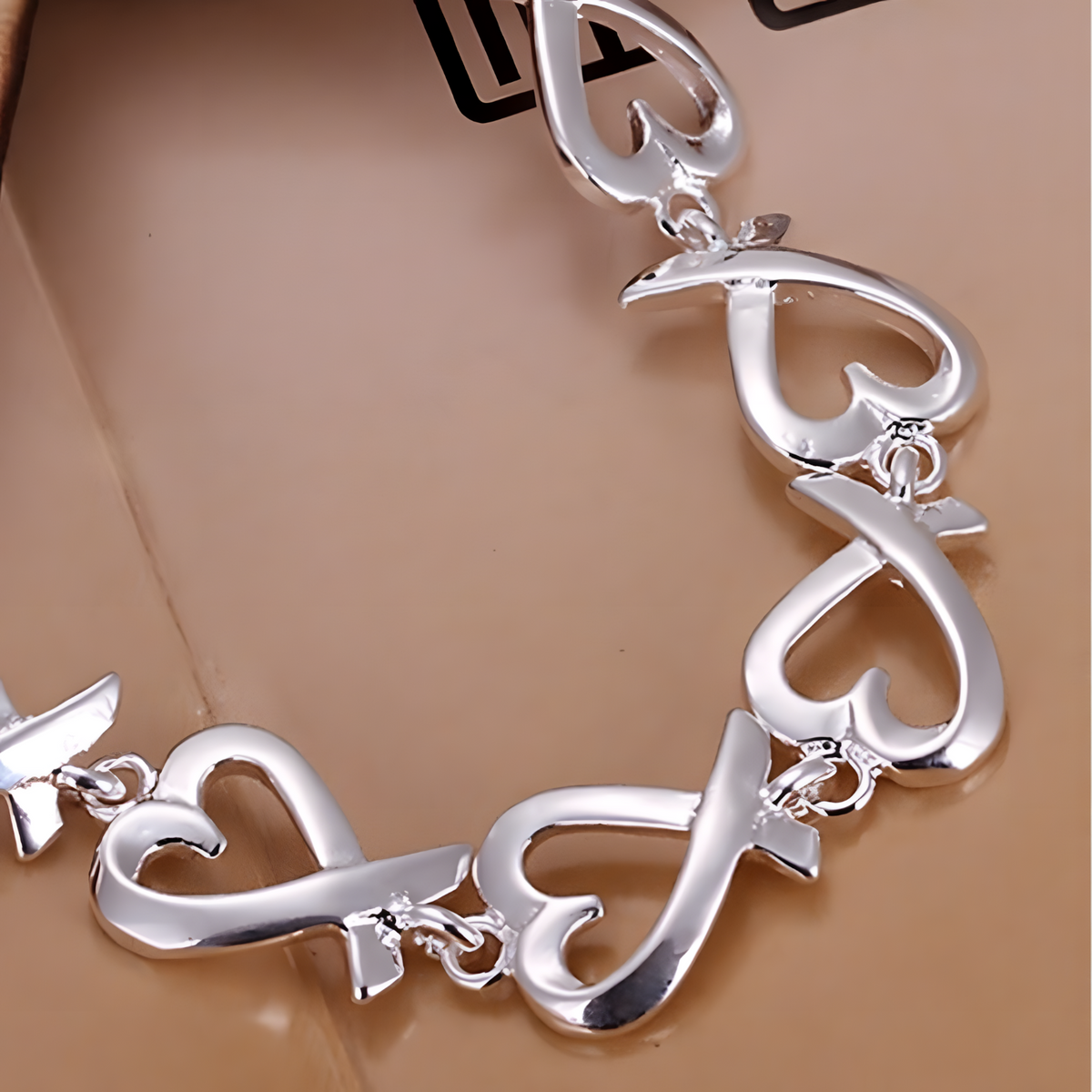 Premium Floral Link Bracelet for Women - Flower Statement Chain Lobster 1820