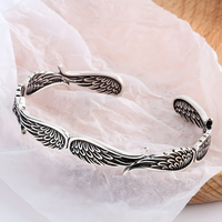Unified Jewellery Premium Angel Wing Cuff Bracelet Women Adjustable Bangle 1827