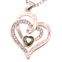 18K Gold Plated Zinc Alloy Pendant with Channel Set Crystal Rhinestones  B309