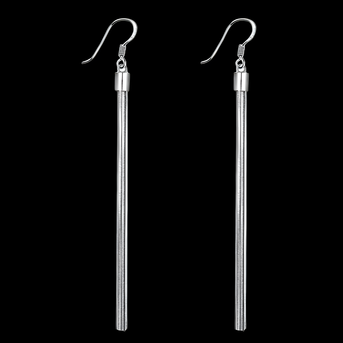Long Tassel Drop Earrings Women, 925 Silver-Plated Alloy, Lightweight Dangle 967