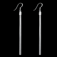 Long Tassel Drop Earrings Women, 925 Silver-Plated Alloy, Lightweight Dangle 967