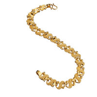 Trendy Creative S-Shaped Flower Heart Bracelet, Decorative Chain Accessory 127