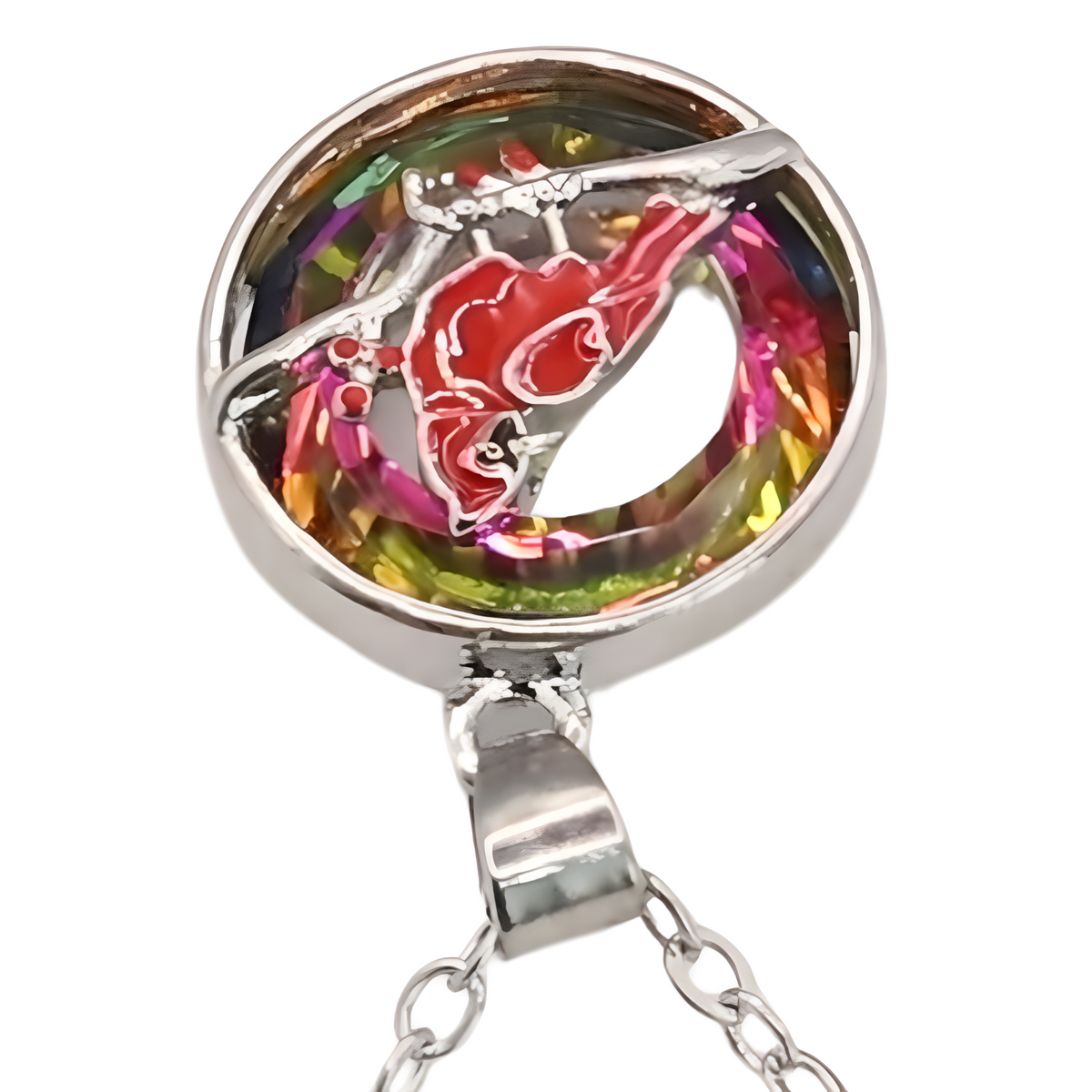 Smart Birds Celtic Tree Necklace Sterling Silver Family Tree Pendant Circle b150