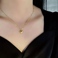 Trendy Heart Necklace, Wedding Dinner Party Jewelry Banquet Birthday Gift 56 UK