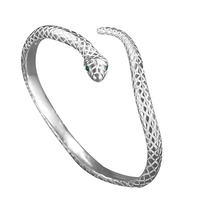 925 Sterling Silver Snake Shape Bracelet Charm Temperament Bracelet Birthday 499