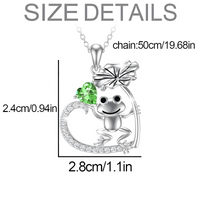 Frog Necklace and Earring Set for Women–Zinc Alloy Rhinestone Jewellery Set 1237
