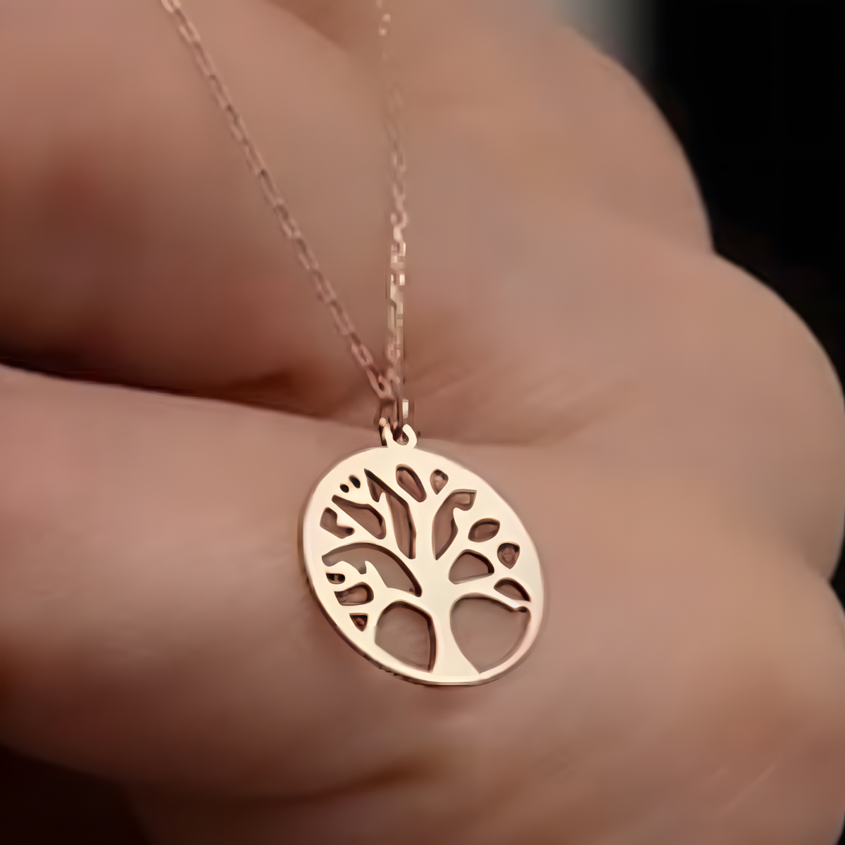 Unified Jewellery Stainless Steel Gold Tree Of Life Pendant Necklace Women 1070