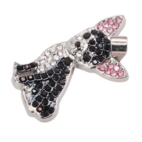 Chihuahua-Black Pendant Necklace For Women - Cute Dog Pendant, Zinc Alloy B225