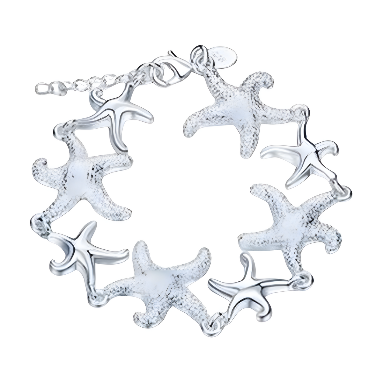 Unified Jewellery Premium Starfish Charm Bracelet 20cm Adjustable Women 1829