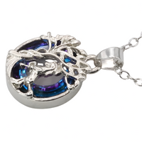 Unified Jewellery Tree of Life Horse Necklace,Silver Plated Stainless Steel B257
