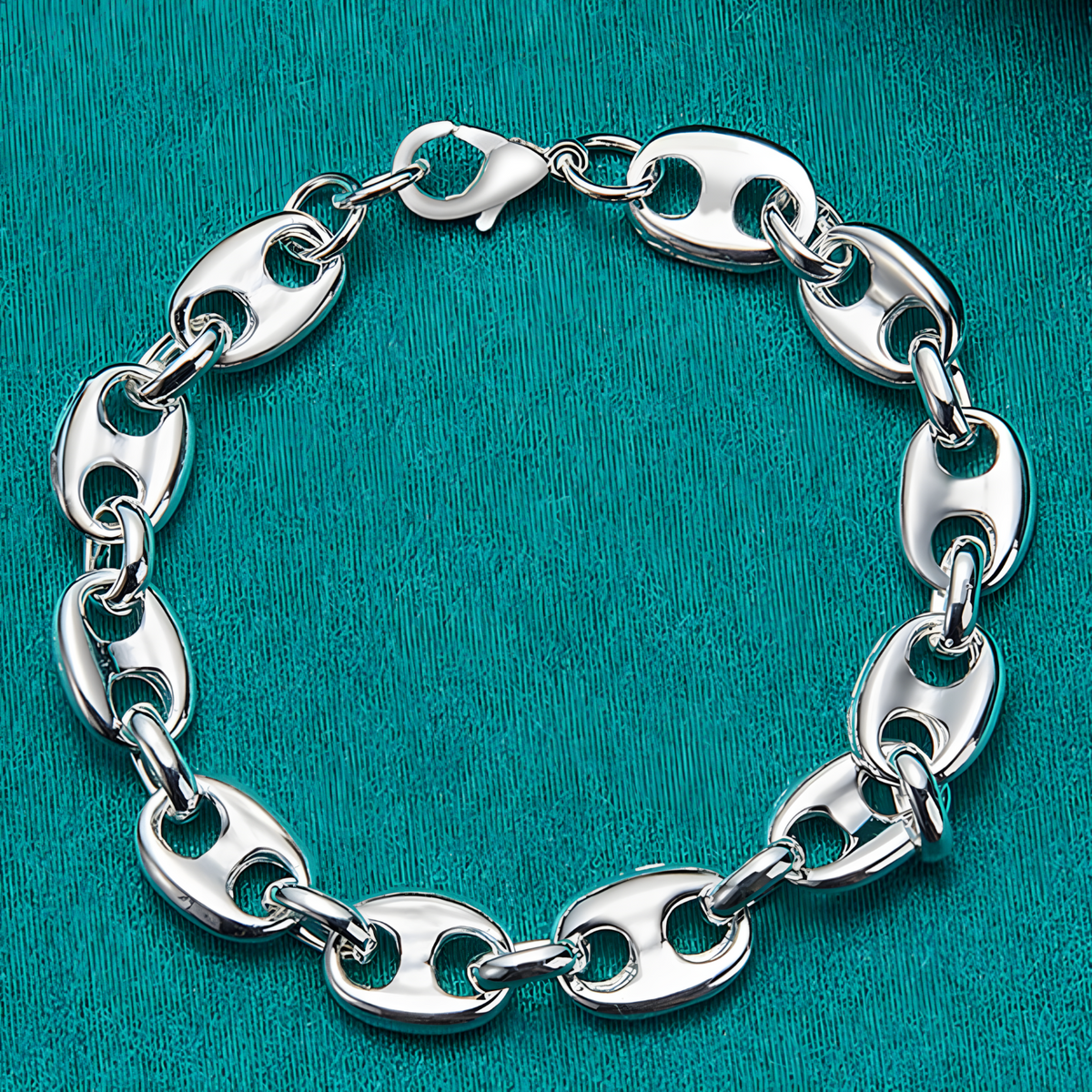 Pig Nose Chain Bracelet for Women - Premium Oval Link Statement Bracelet 1805