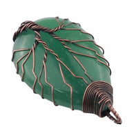 Green Tree Of Life Pendant Necklace Women Oval Gemstone Statement Healing 1346