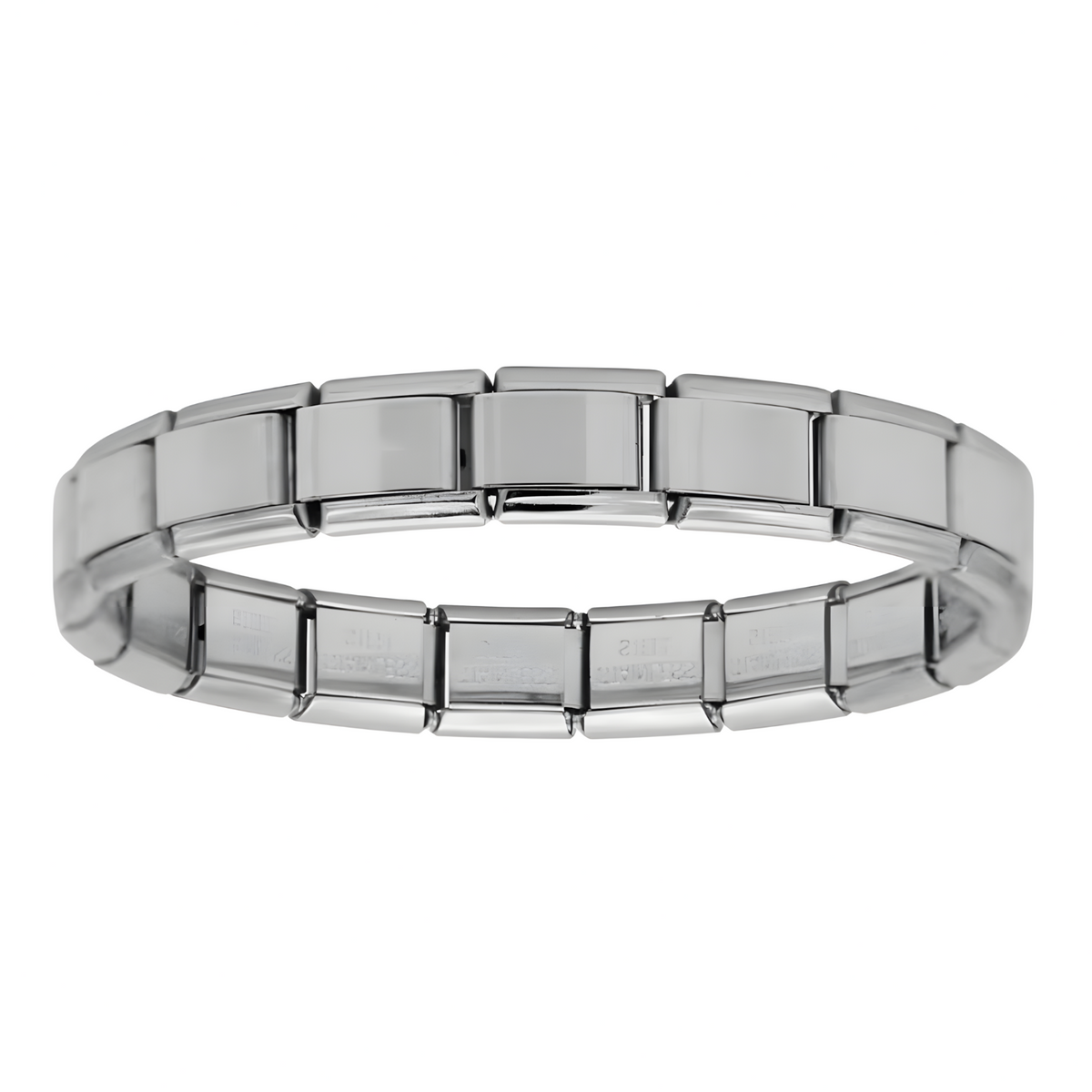 9mm Stainless Steel Bracelet 180mm Length Weight Silver Tone Link Bracelet 1398