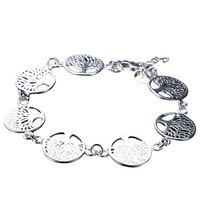 Unified Jewellery Premium Tree of Life Charm Bracelet Adjustable 1836