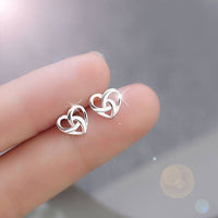 Unique Sweet Love Heart Stud Earrings - Romantic Heart-Shaped Earrings 67 UK