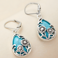 Unified Jewellery Turtle & Starfish Dangle Earrings - B70 Ocean-Inspired