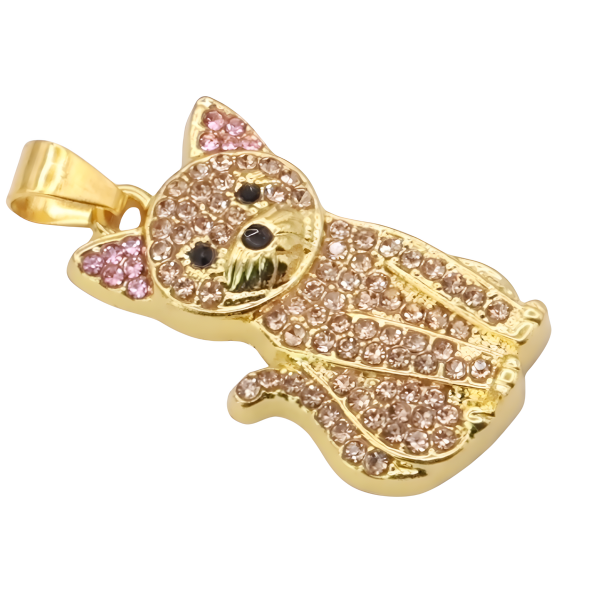 Cat Pendant Necklace - Gold-Plated & Silver-Plated Animal Charm Necklace B253