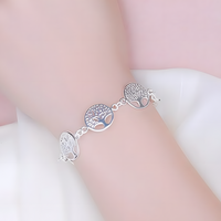 Unified Jewellery Premium Tree of Life Charm Bracelet Adjustable 1836