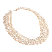 French Creative Baroque Faux Pearl Niche Design Three-layer Personality 82 UK