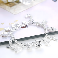 Elegant Double Twist Bracelet for Women – Statement Chain Design, 8 Inch 1431