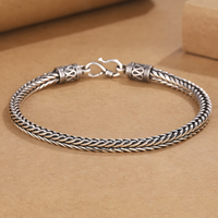 Vintage Rope Link Bracelet 20cm Chunky Vintage Chain Bracelet 20g Unisex 1483