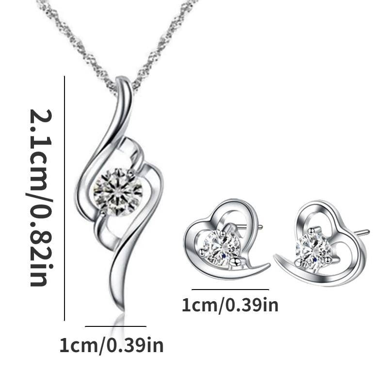 Jewelry Set With Earrings Pendant And Necklace For Women Unique Design 23 UK