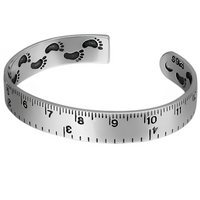 Unified Jewellery Adjustable Ruler Bangle Bracelet Measuring Tape Open Cuff 1890