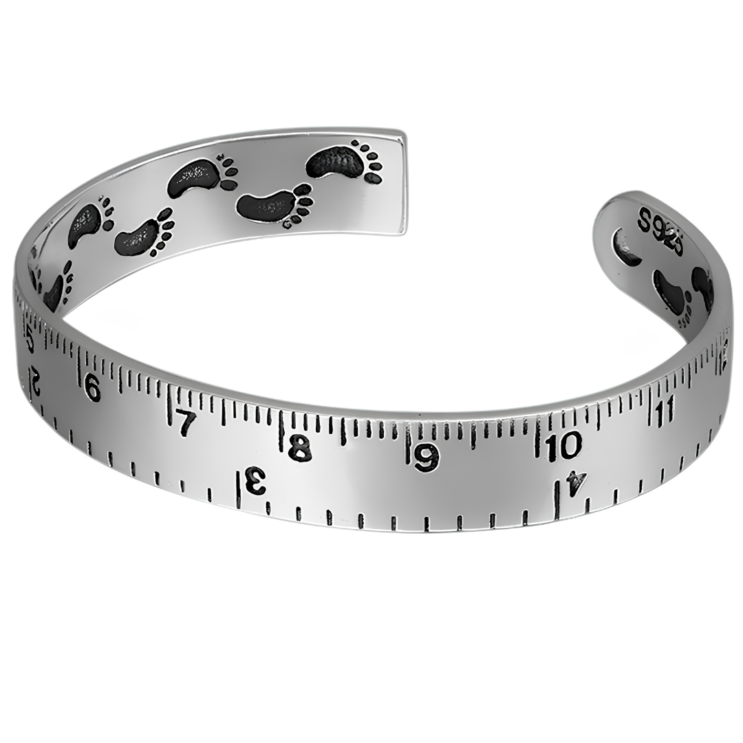 Unified Jewellery Adjustable Ruler Bangle Bracelet Measuring Tape Open Cuff 1890