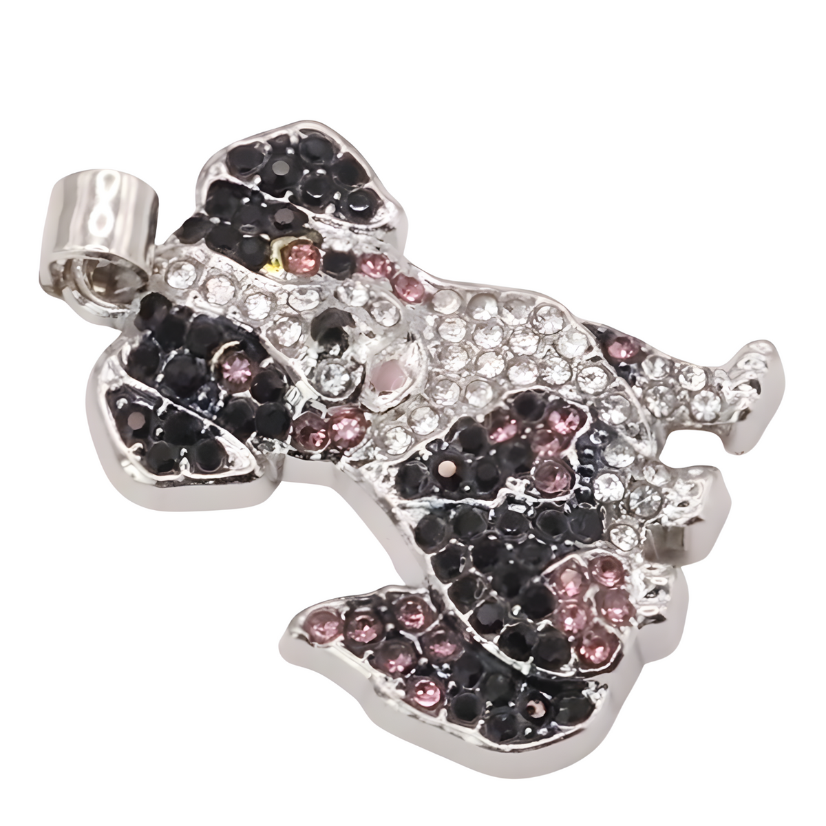 Australian Shepherd Dog Pendant Necklace For Women Rhinestone Pet Animal  B228