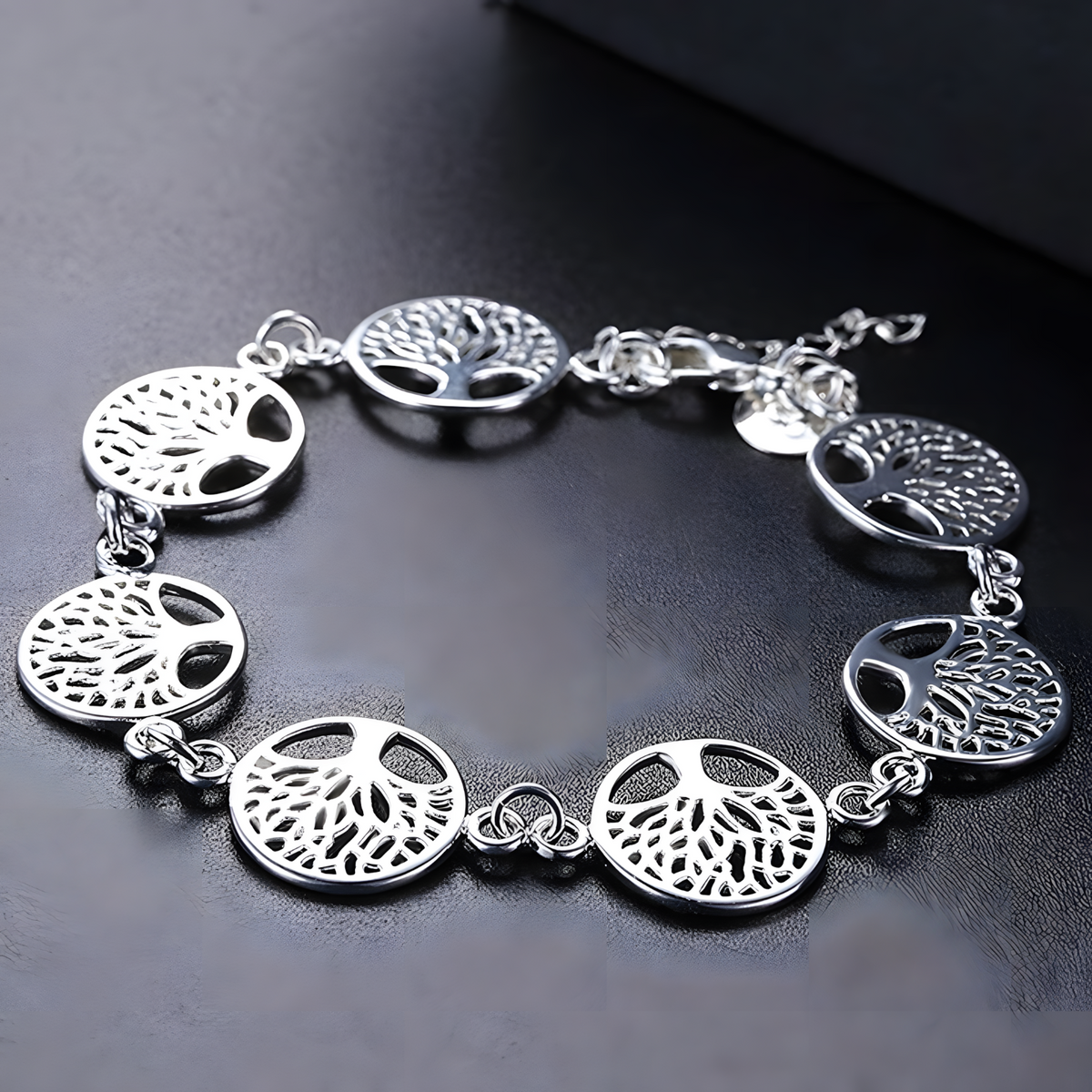 Unified Jewellery Premium Tree of Life Charm Bracelet Adjustable 1836