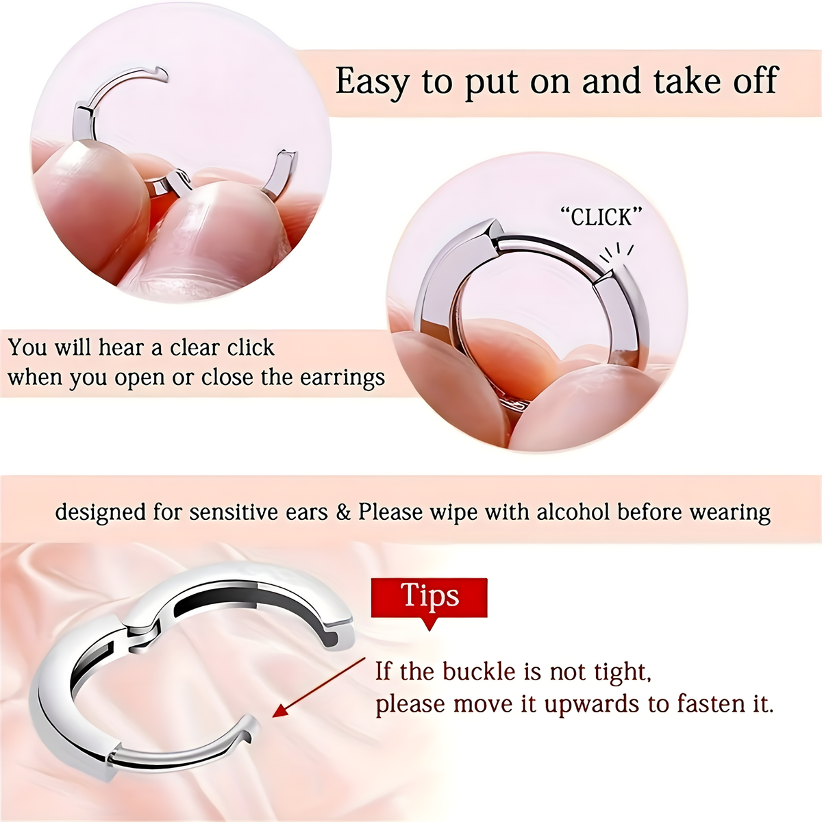 Women's Sparkling Gold Color Drop Earrings White Synthetic Zircon Round 647