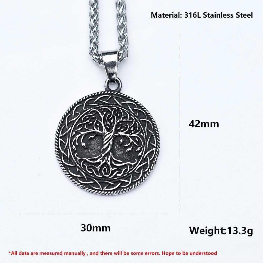 Unified Jewellery Tree of Life Celtic Pendant Necklace 42x30mm 13.3g 1894