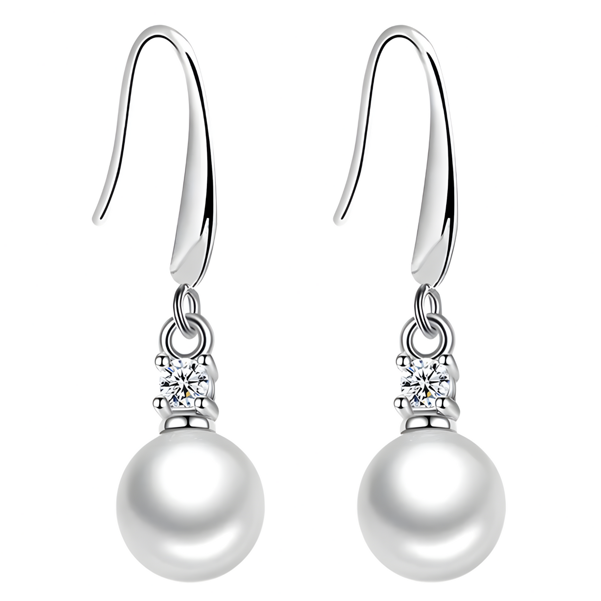 925 Silver Drop Earrings, Punk Style, Zircon Main Stone, Gift for Women 303