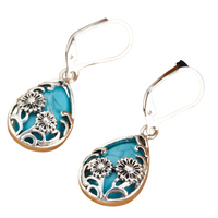 Unified Jewellery Turtle & Starfish Dangle Earrings - B70 Ocean-Inspired